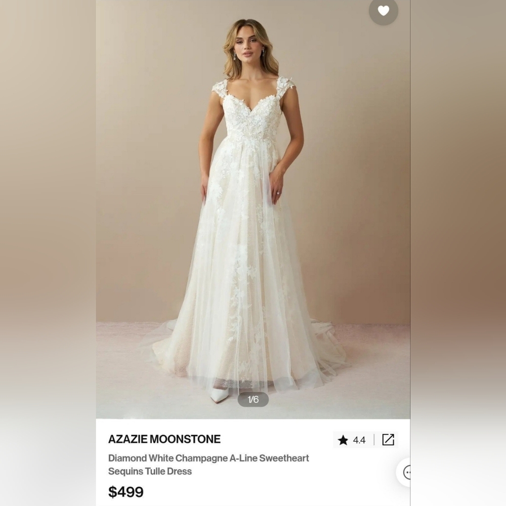 Azazie Moonstone Wedding Dress 10